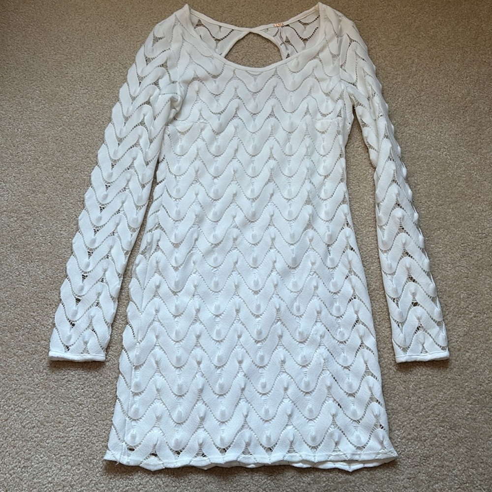 Free People Wild Things Zigzag Mini Dress - Picture 2 of 5